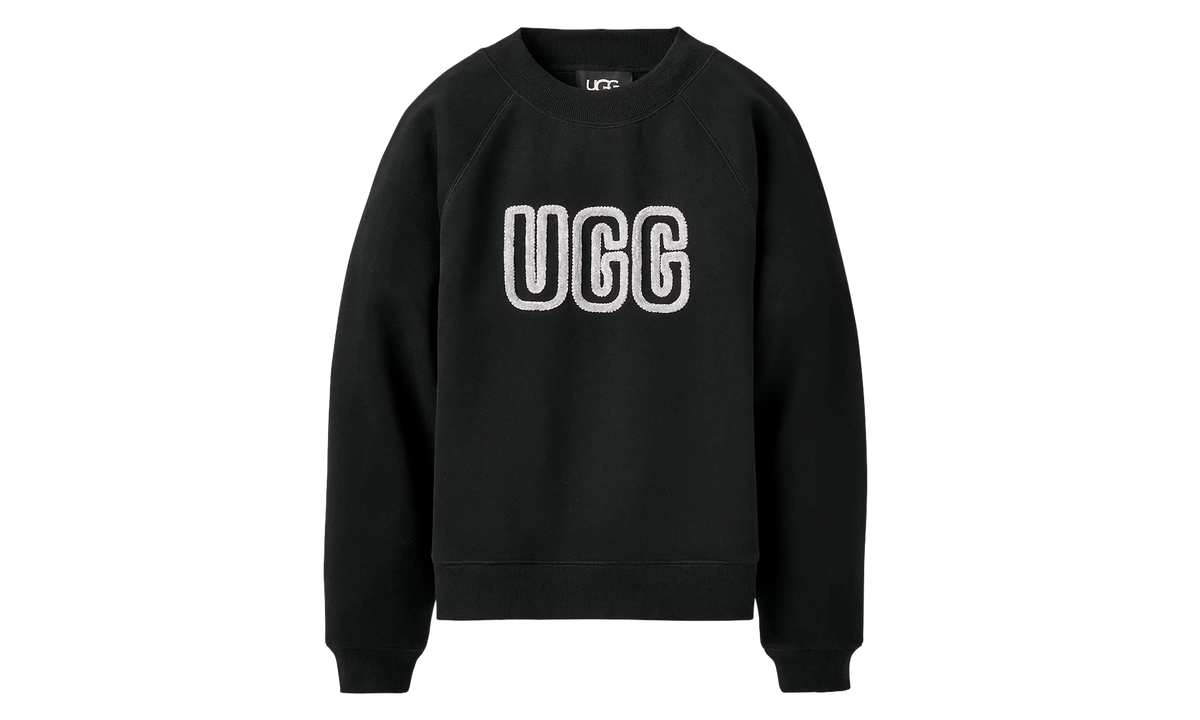 UGG Logo Crewneck Sweatshirt WMNS "Black" 1171477 BLK