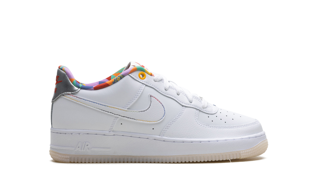 Air Force 1 Low LV8 GS "White Playful Print" FN8912 111